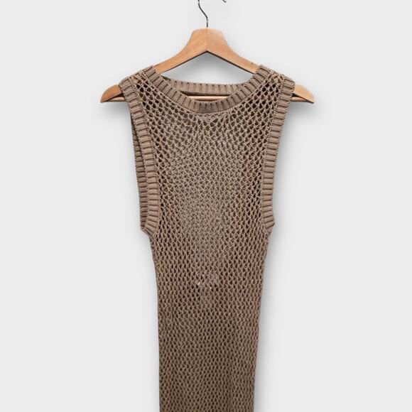 Beach Riot Holly Sheer Open Knit Cover-Up Dress Size Medium - Picture 7 of 11